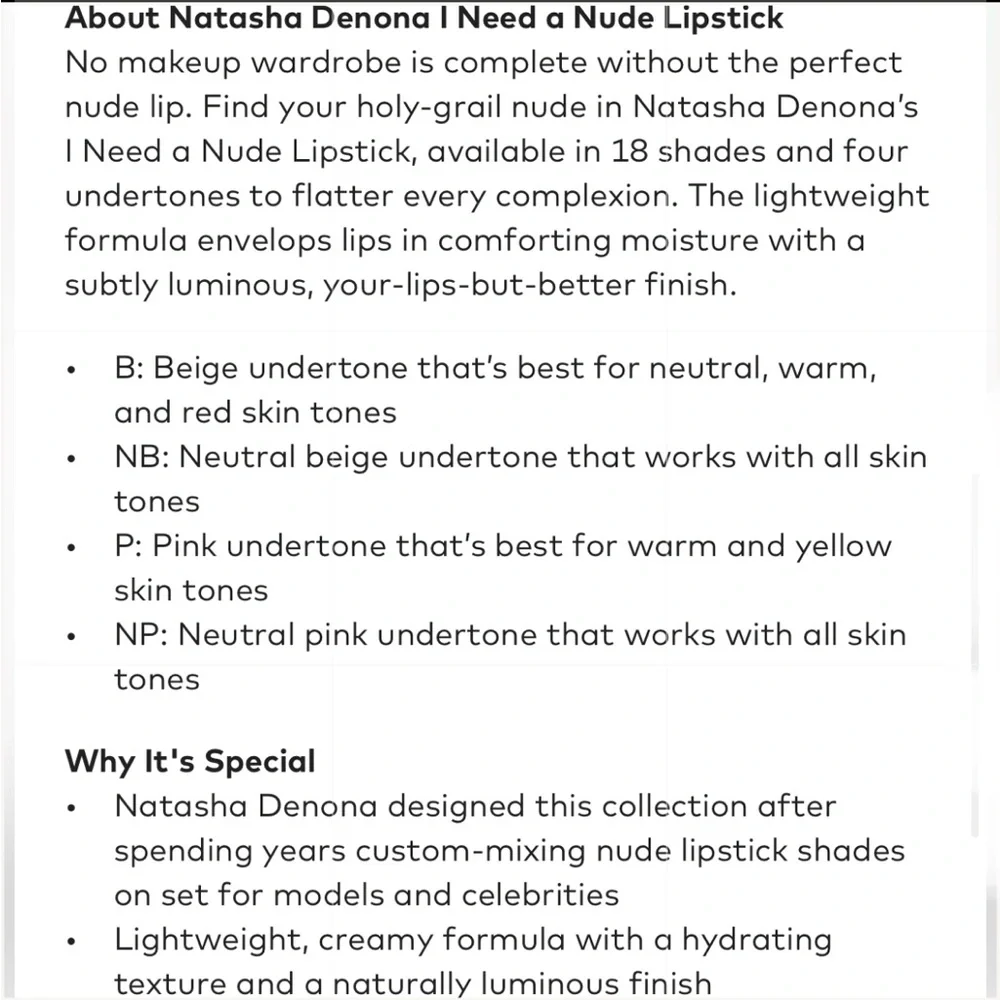 Natasha Denona I Need a Nude Lipstick